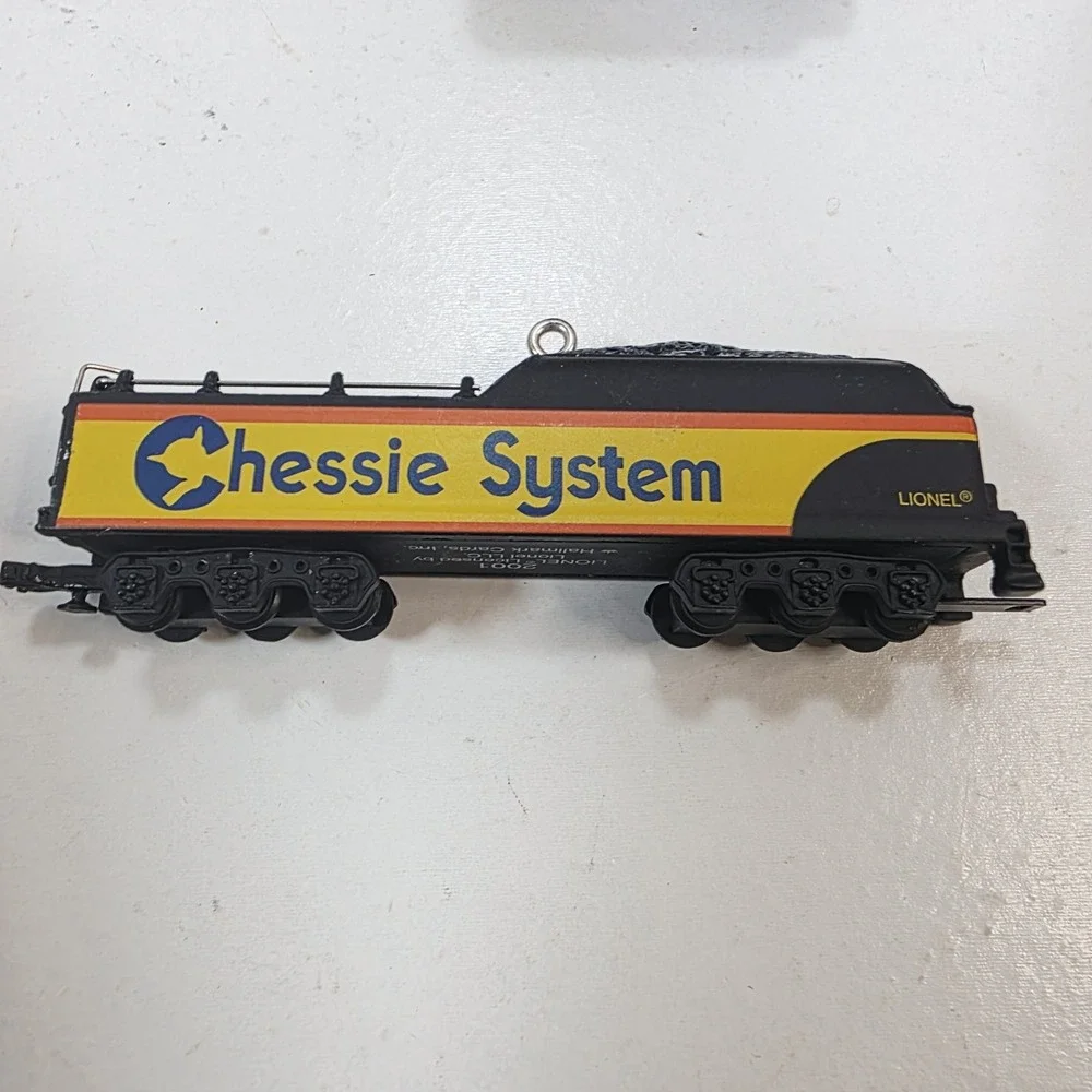 Vintage Hallmark Lionel Train Christmas Ornaments 6 Piece Lot 1998 to 2001